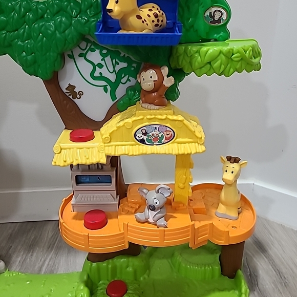 Fisher Price Little People Share & Care Safari Jungle Playset. 15 Animal Figures - Picture 6 of 17